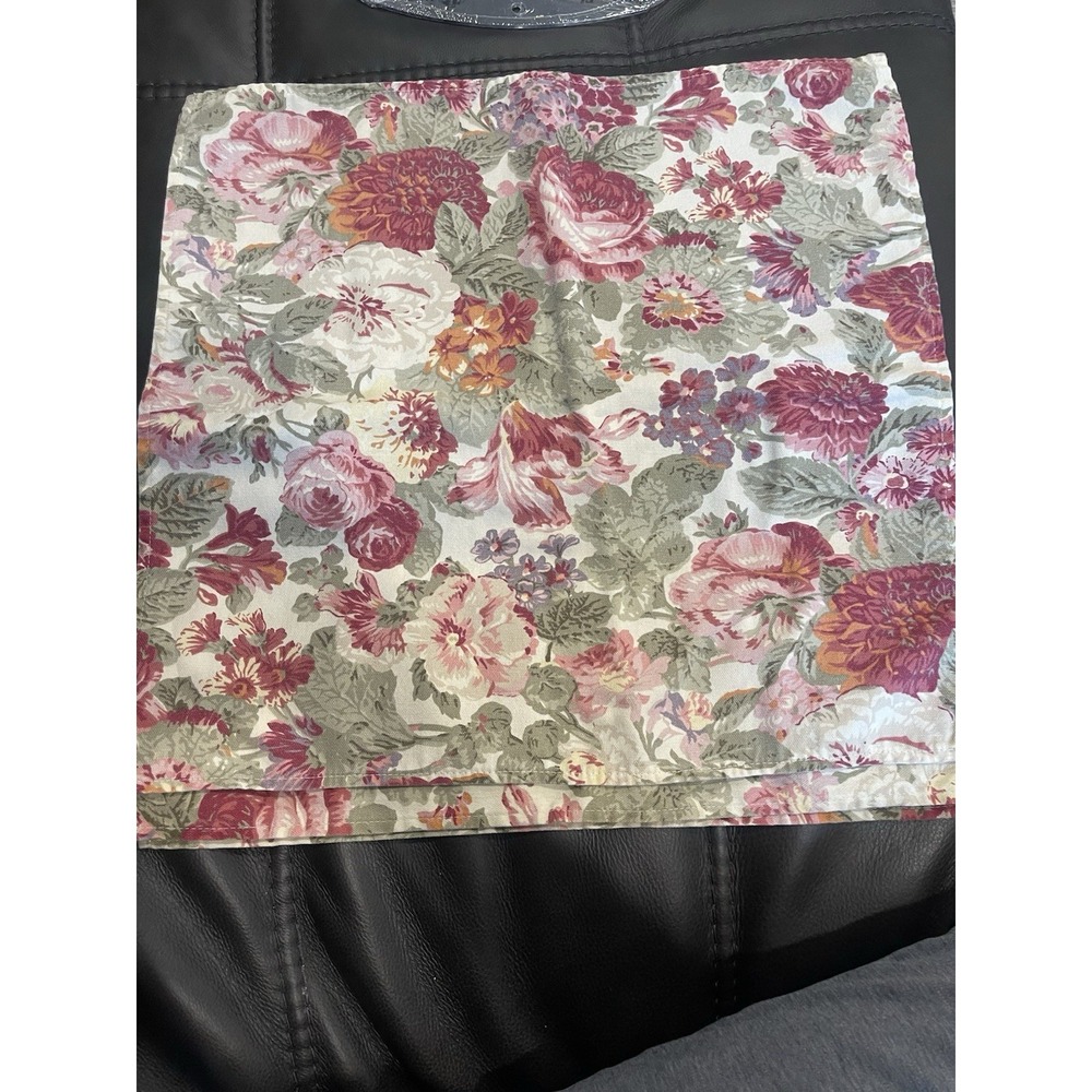NAPKINS‎ LOT 4 BY CHAPS HOME  PINK FLOWERS